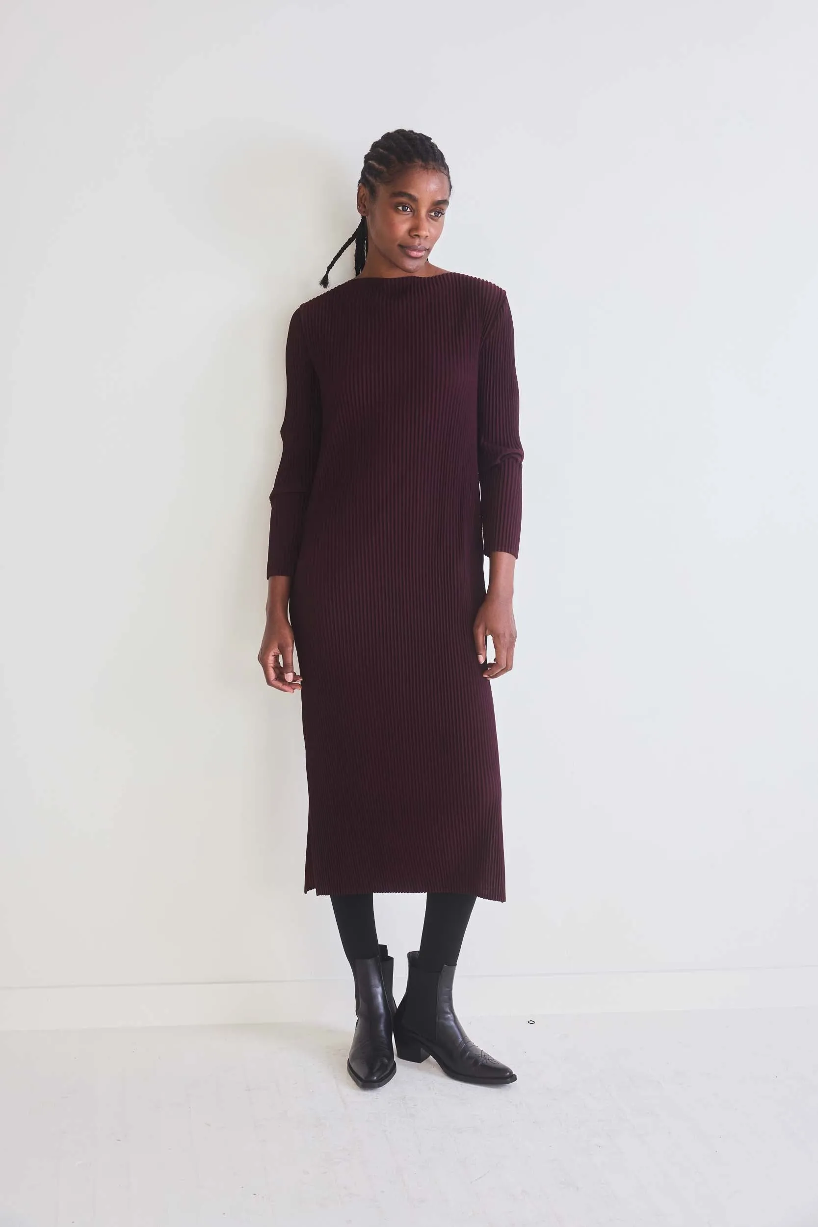 Gallery Plissé Pleated Dress