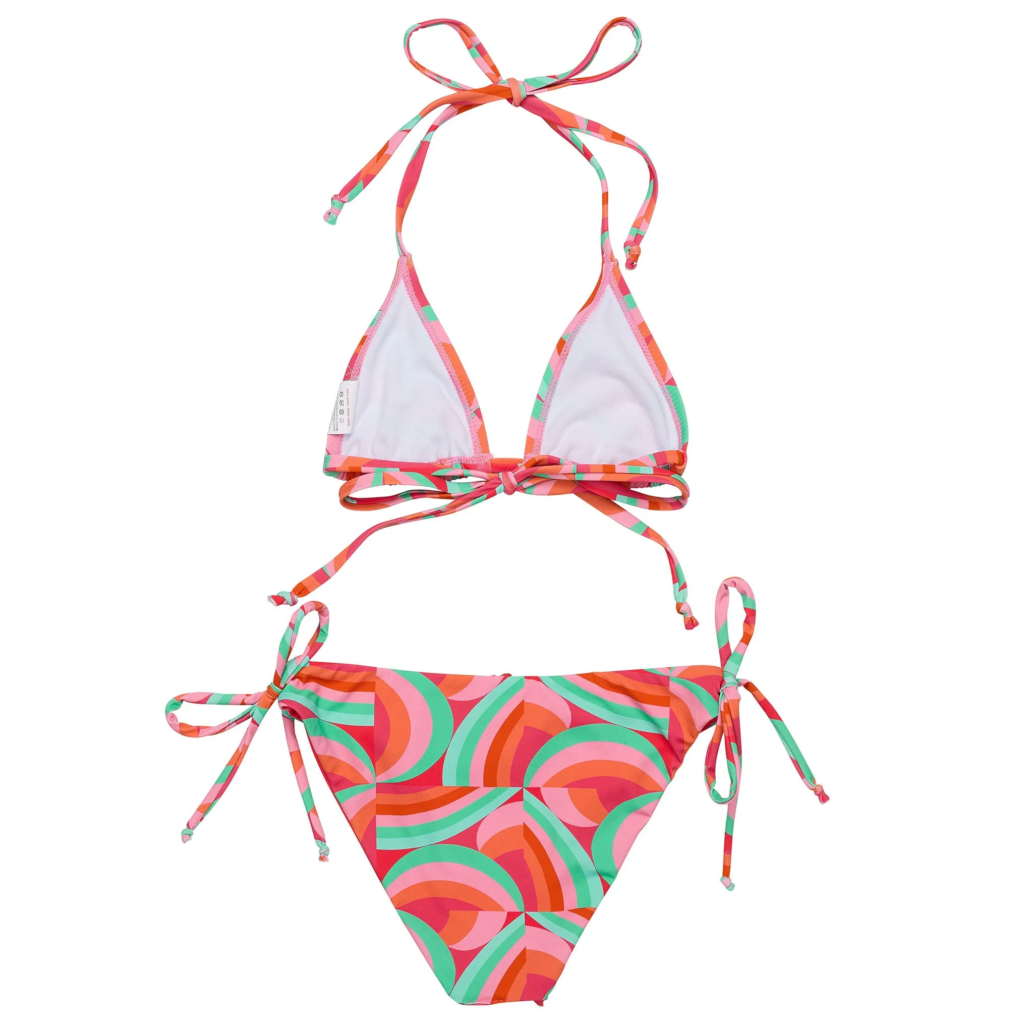 Geo Melon Sustainable Triangle Bikini