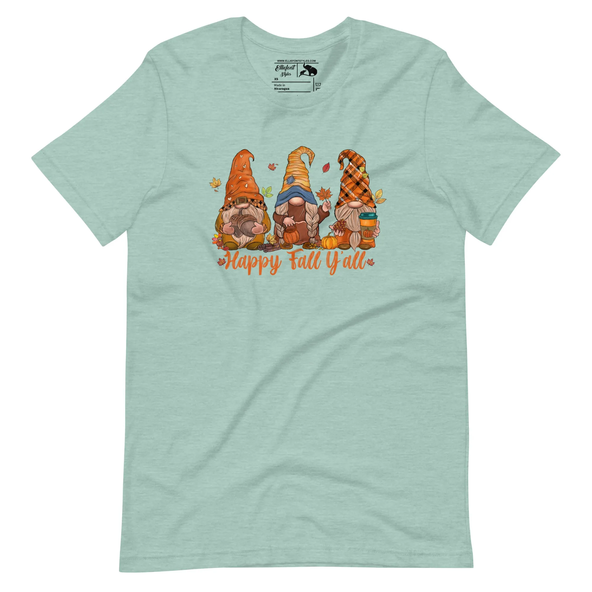 Gnome Happy Fall Y'all Shirt