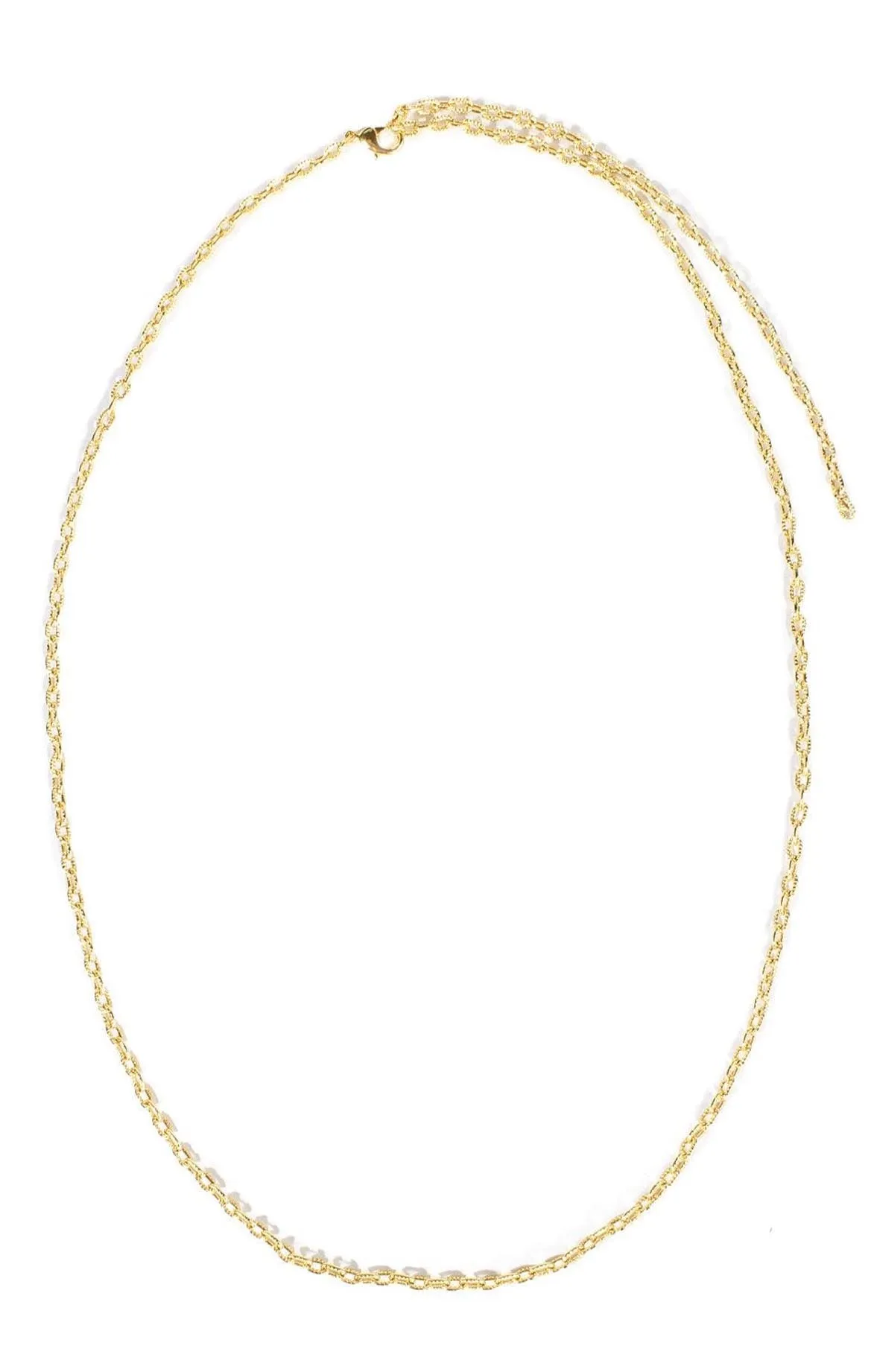 Gold Basic Long Chain Necklace