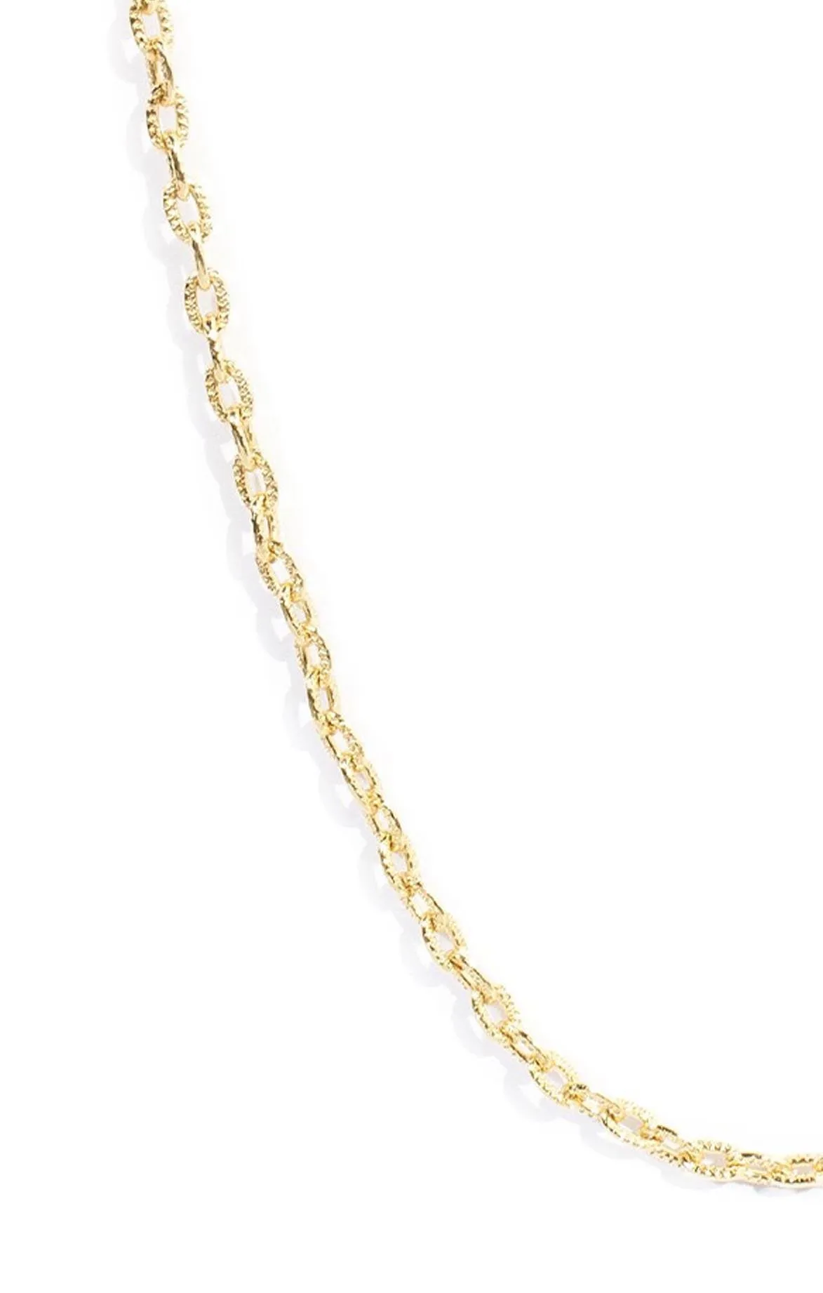 Gold Basic Long Chain Necklace