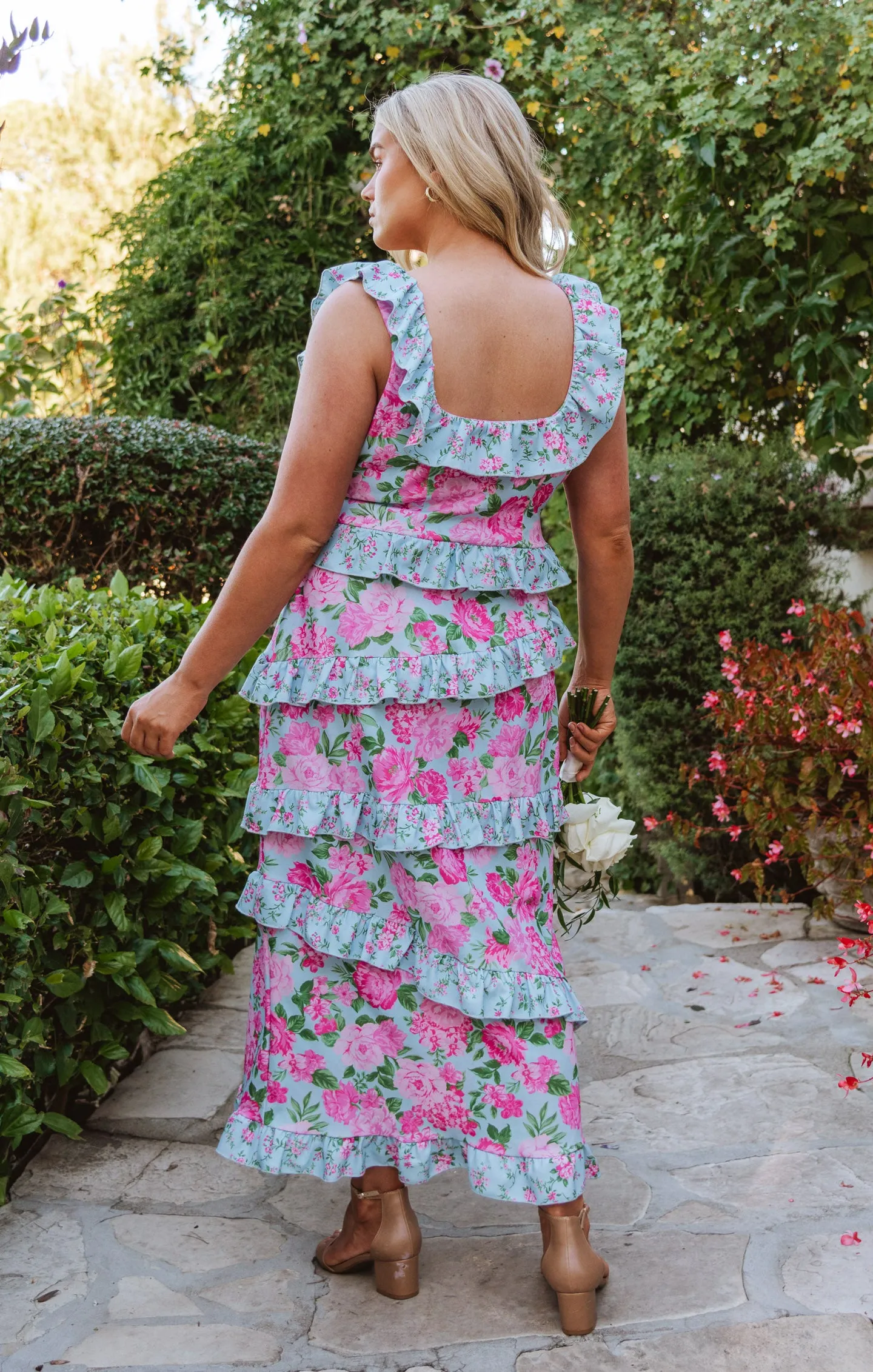 Greta Dress ~ Cottage Floral Multi