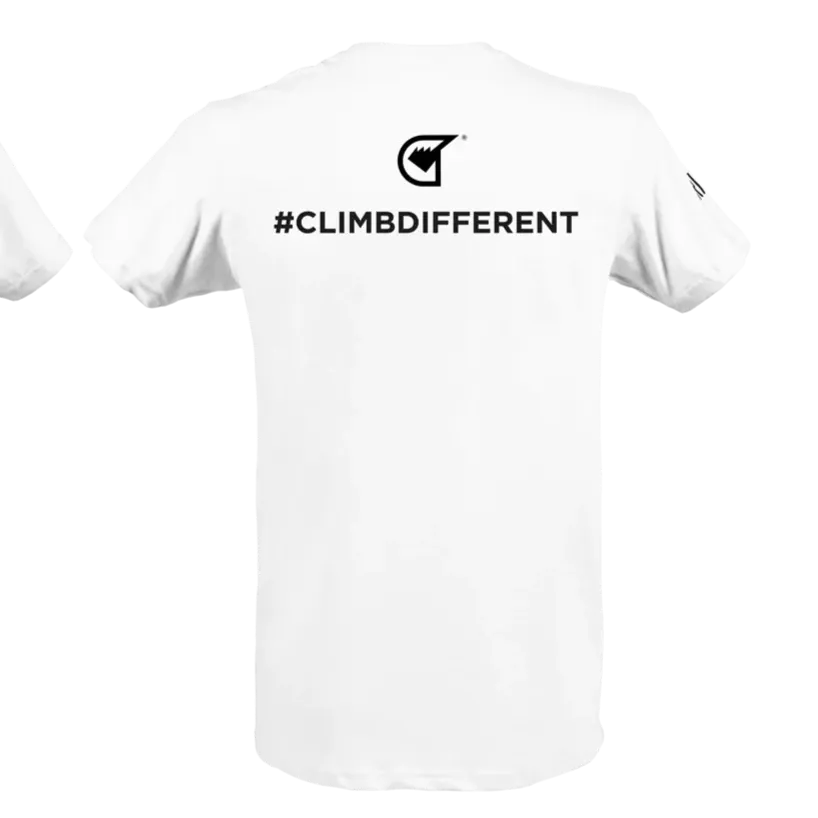 GRIVEL #CLIMBDIFFERENT T-SHIRT UOMO BIANCA