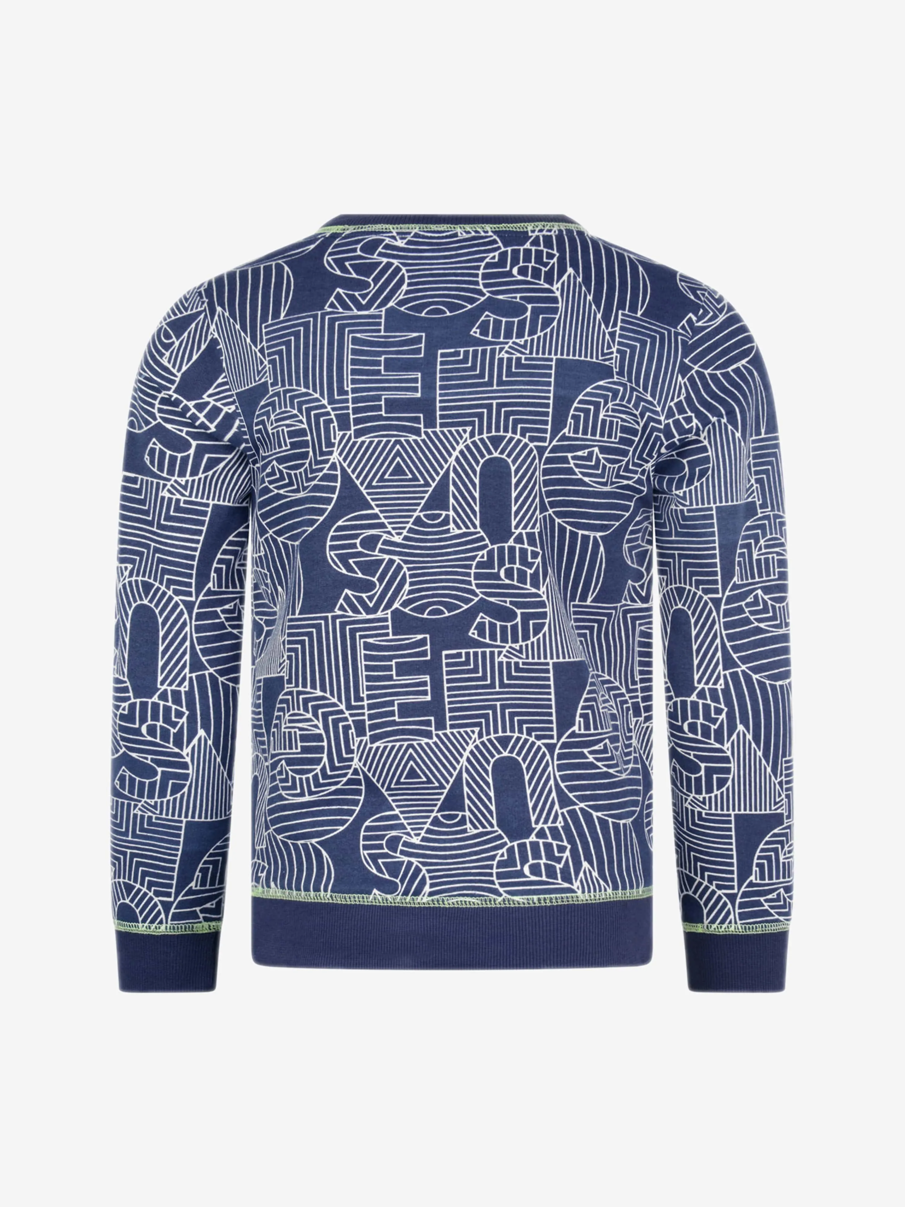 Guess Boys Sweater - Geometric Cotton Sweater