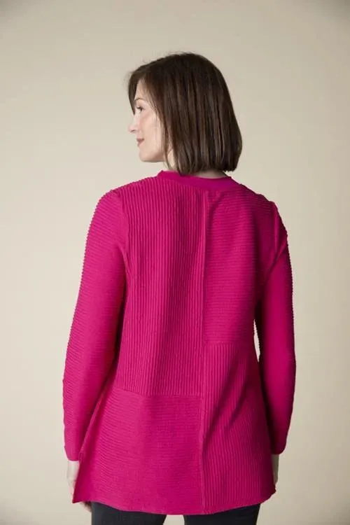 Habitat, 16011 Seamed Pocket Tunic, Merlot