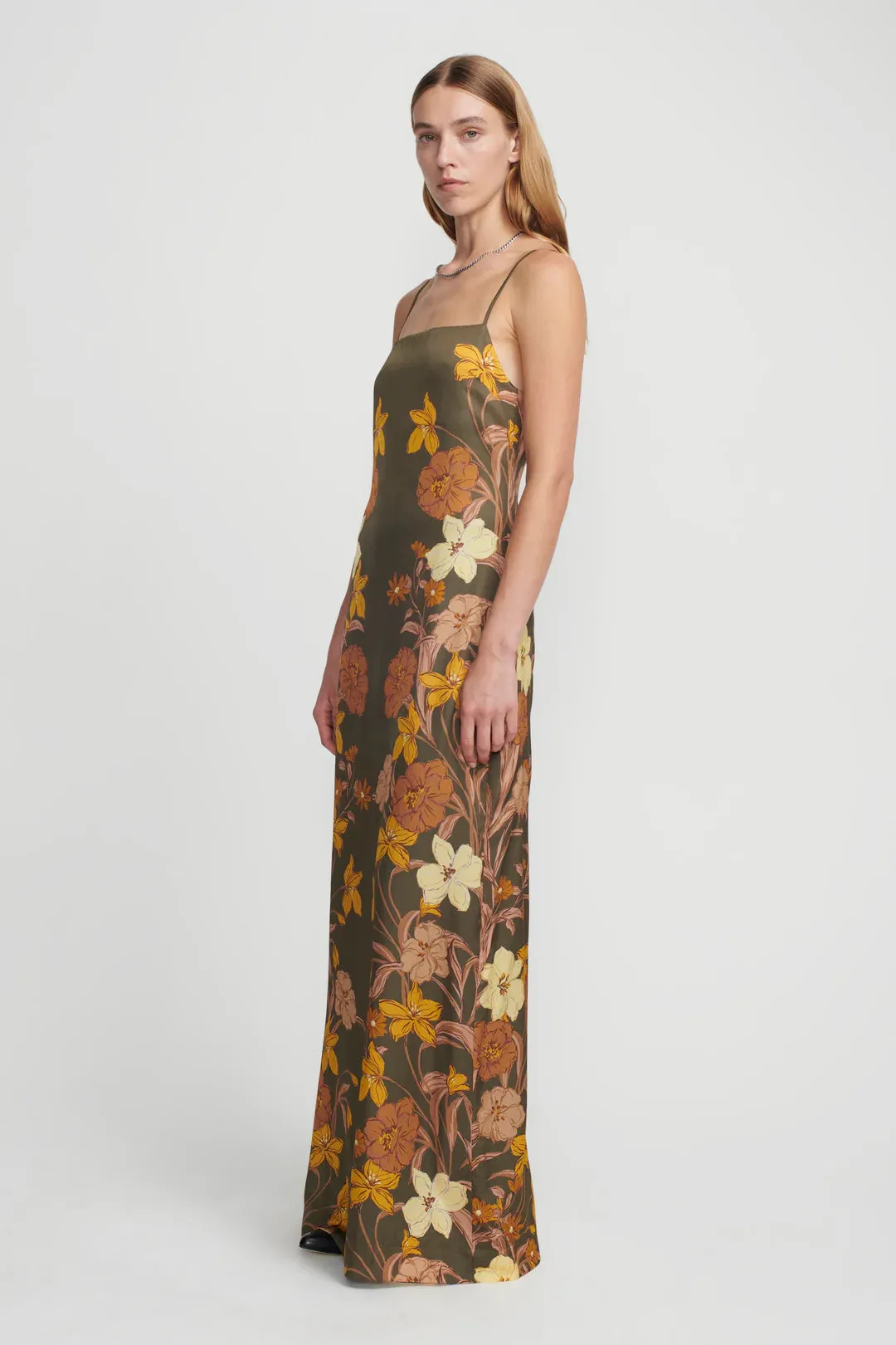 HANSEN & GRETEL - Peony Dress - Moss Floral