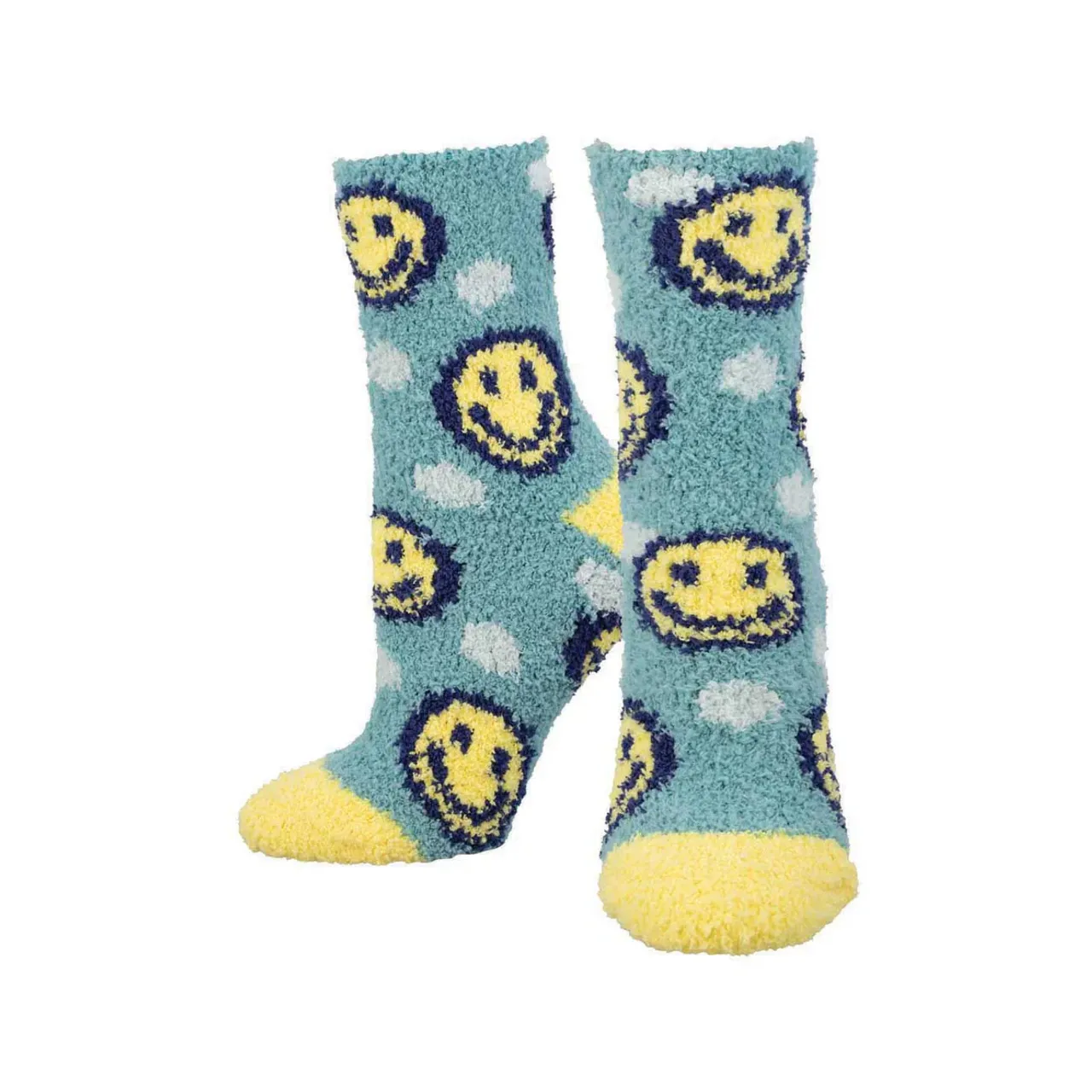 Happy Face Warm And Cozy Socks - Womens