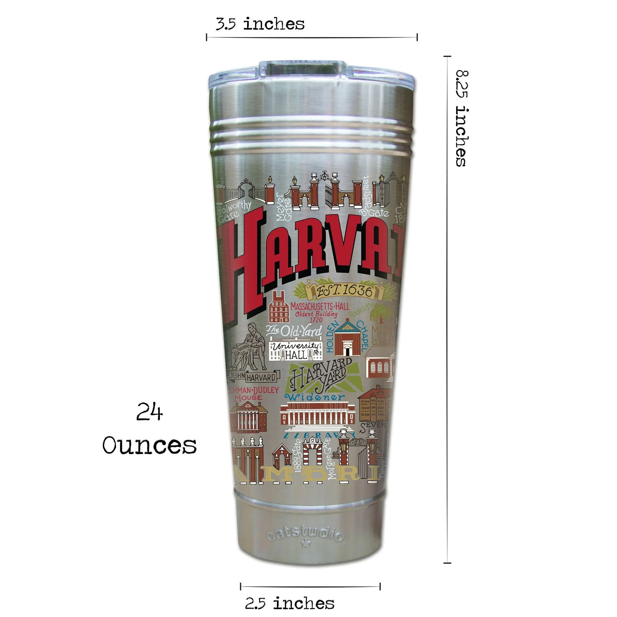 Harvard University Collegiate Thermal Tumbler