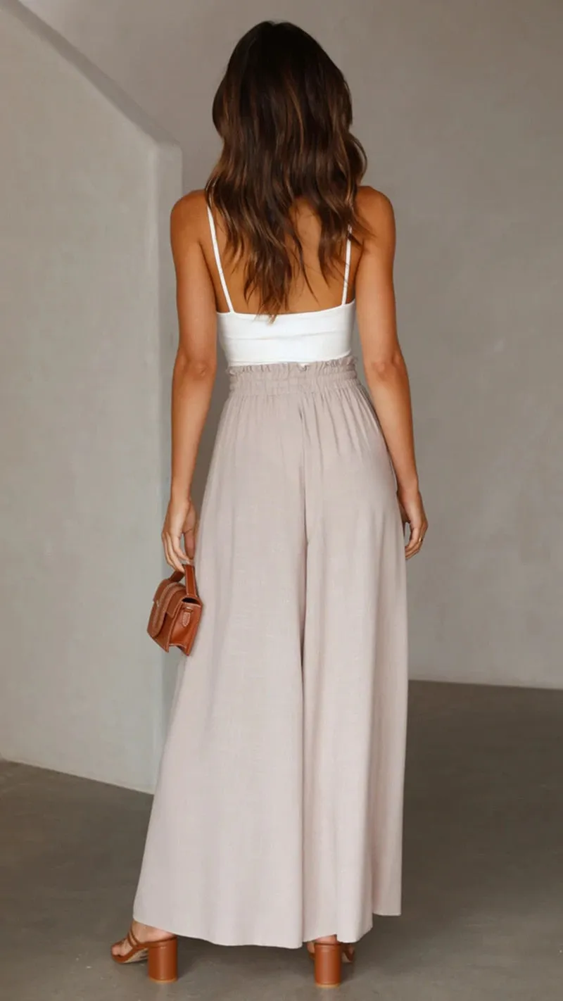 High Waist Boho Pants