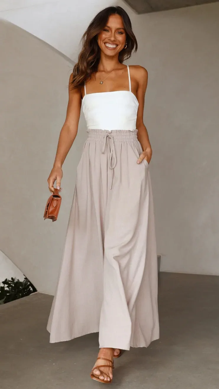 High Waist Boho Pants