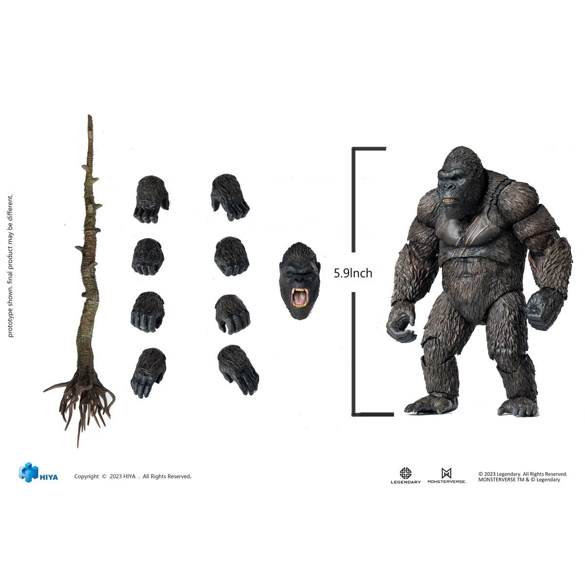 Hiya Toys Exquisite Basic Series Kong: Skull Island King Kong (PX Previews Exclusive)