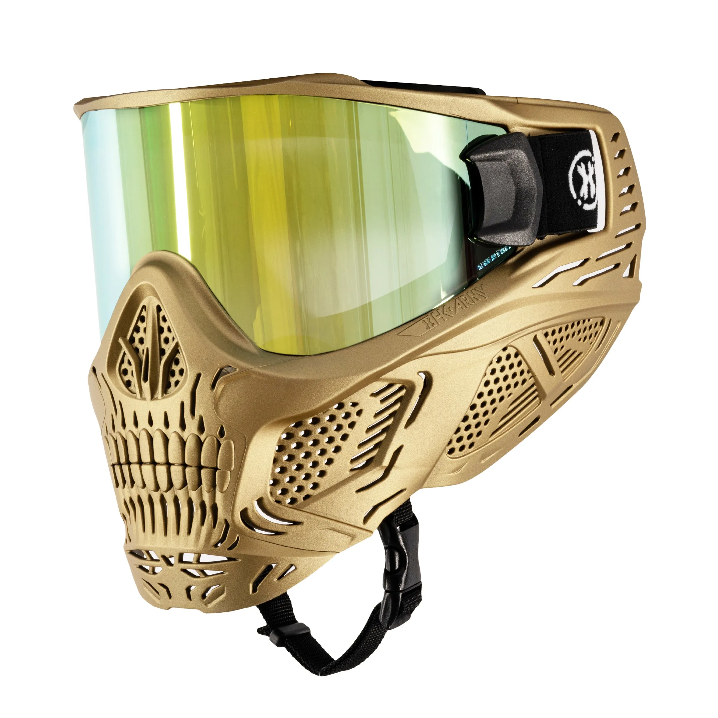 HK Army HSTL Skull Goggle - Metallic Gold