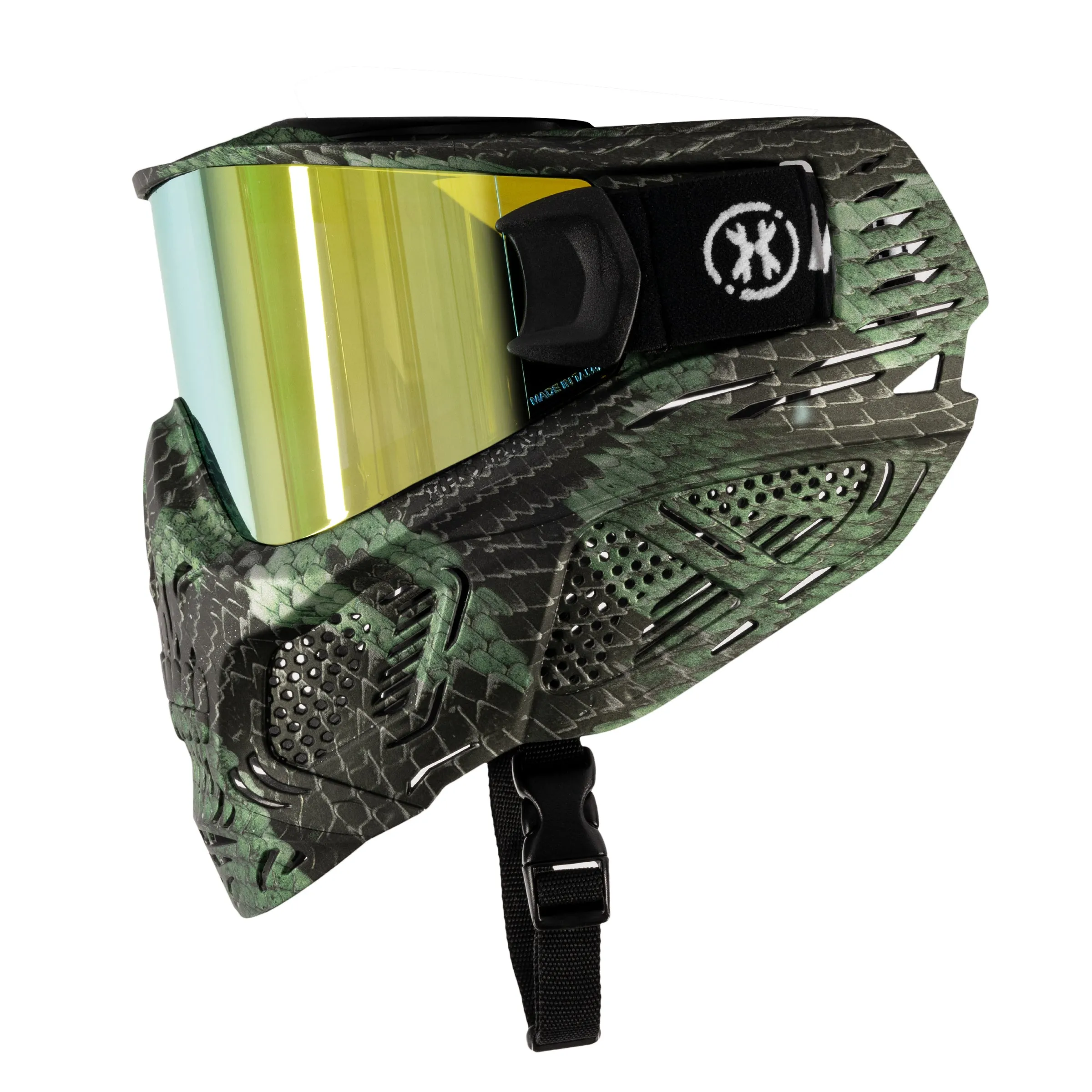 HK Army HSTL Skull Goggle - Snake Green