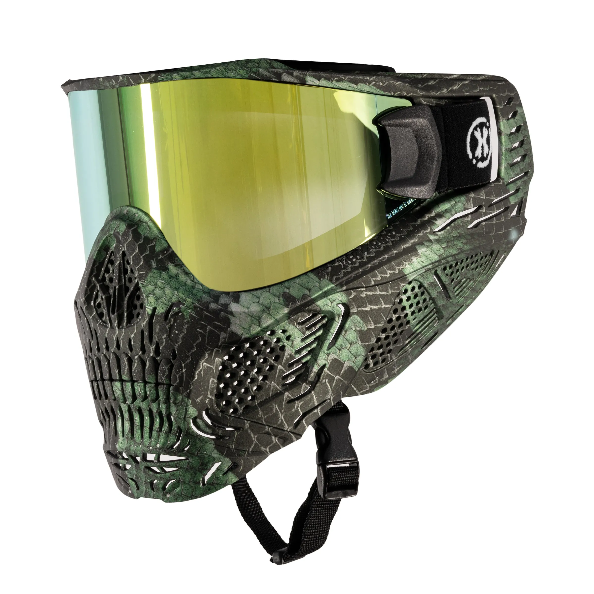 HK Army HSTL Skull Goggle - Snake Green