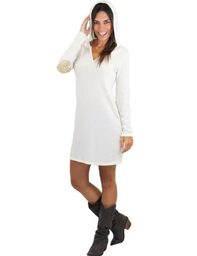 Hooded Ivory Dress