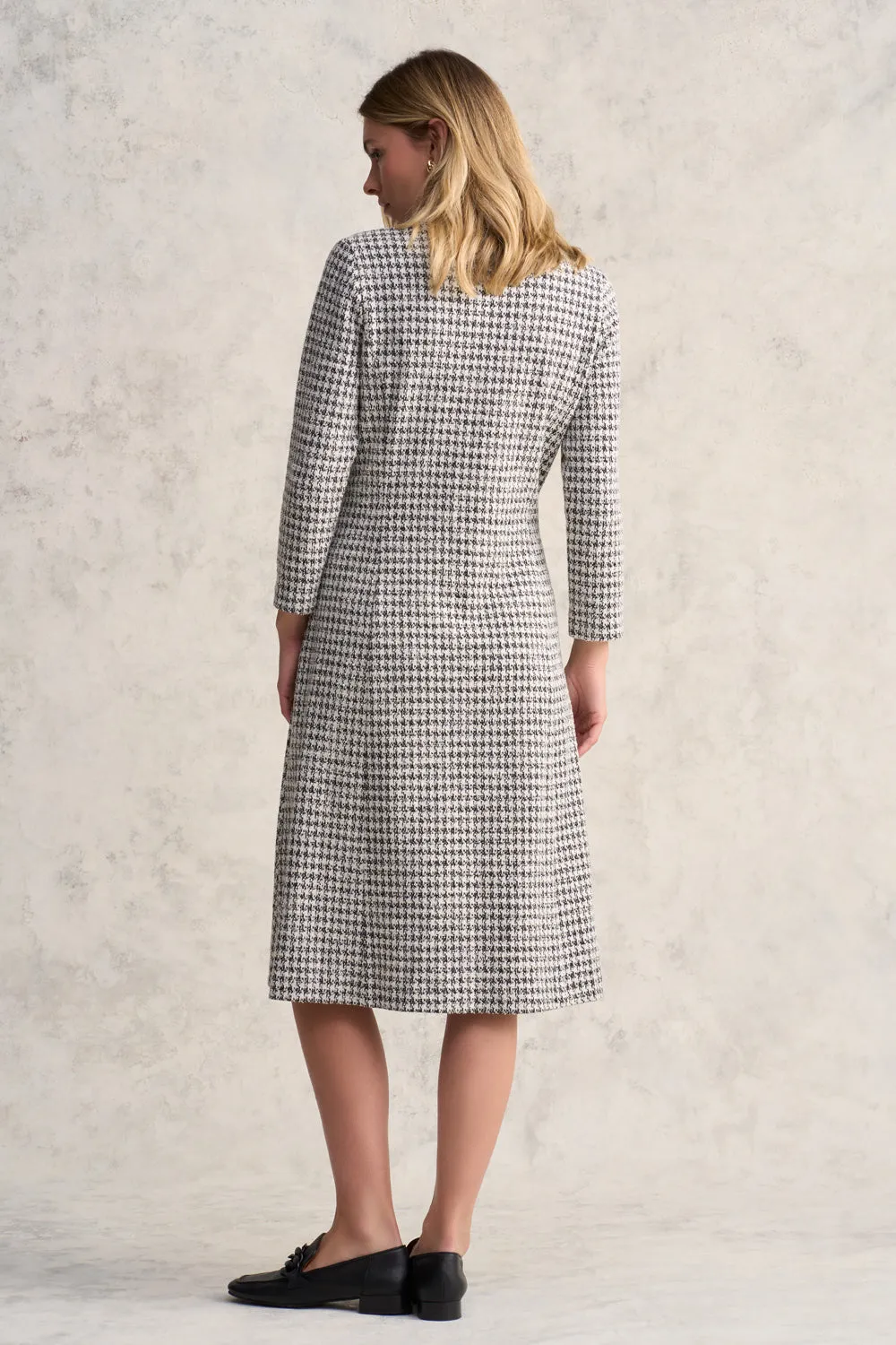 Houndstooth Ponte Dress