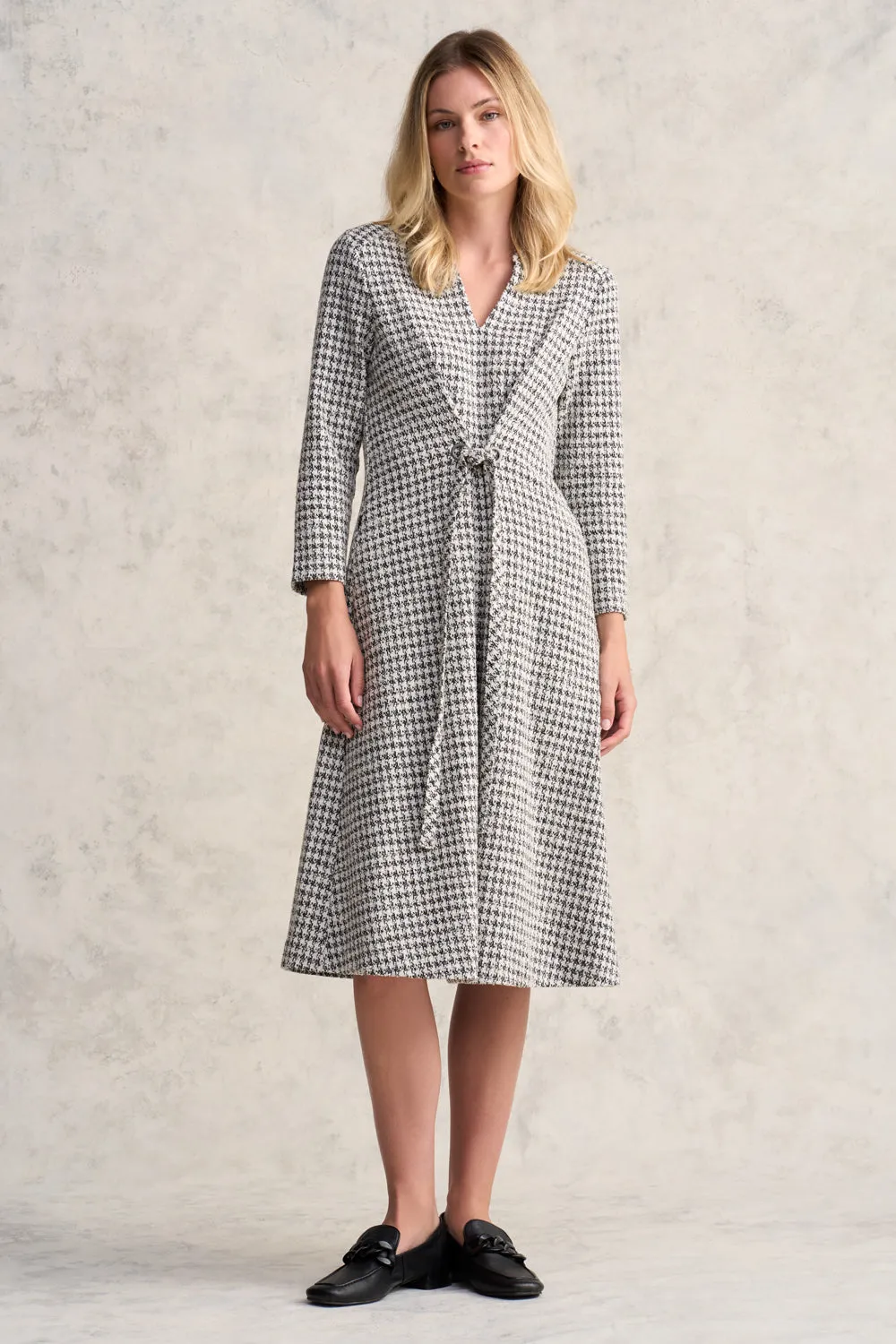 Houndstooth Ponte Dress