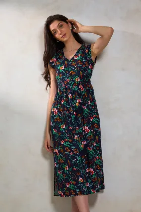 Hriya|Floral Midi Dress