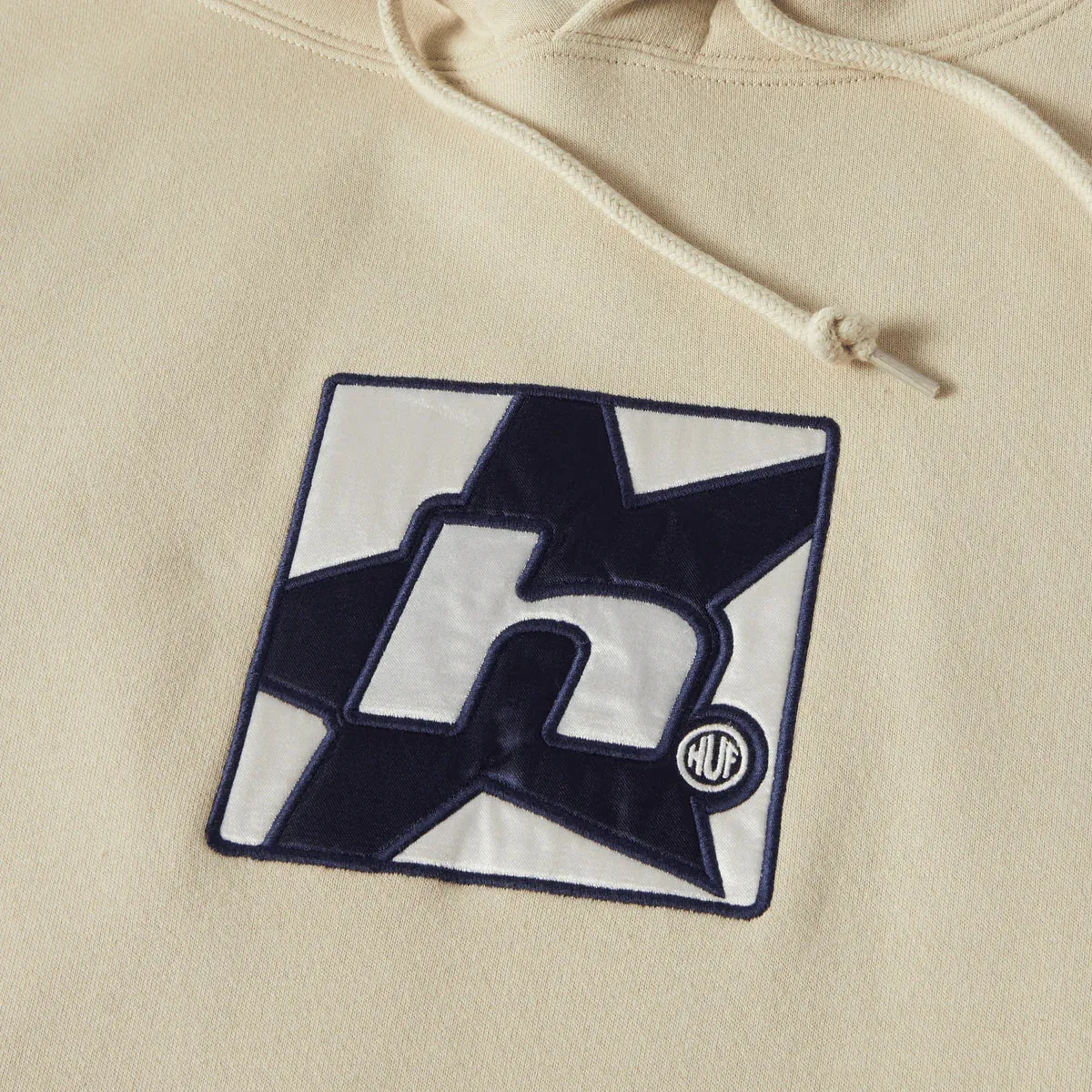 Huf - H Star Pullover Hooded Sweatshirt - Stone