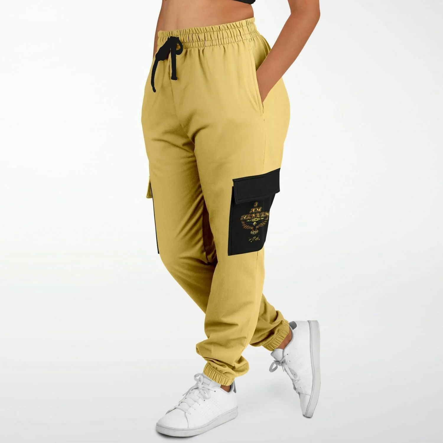 I AM HEBREW 02 Designer Fashion Triblend Cargo Unisex Sweatpants