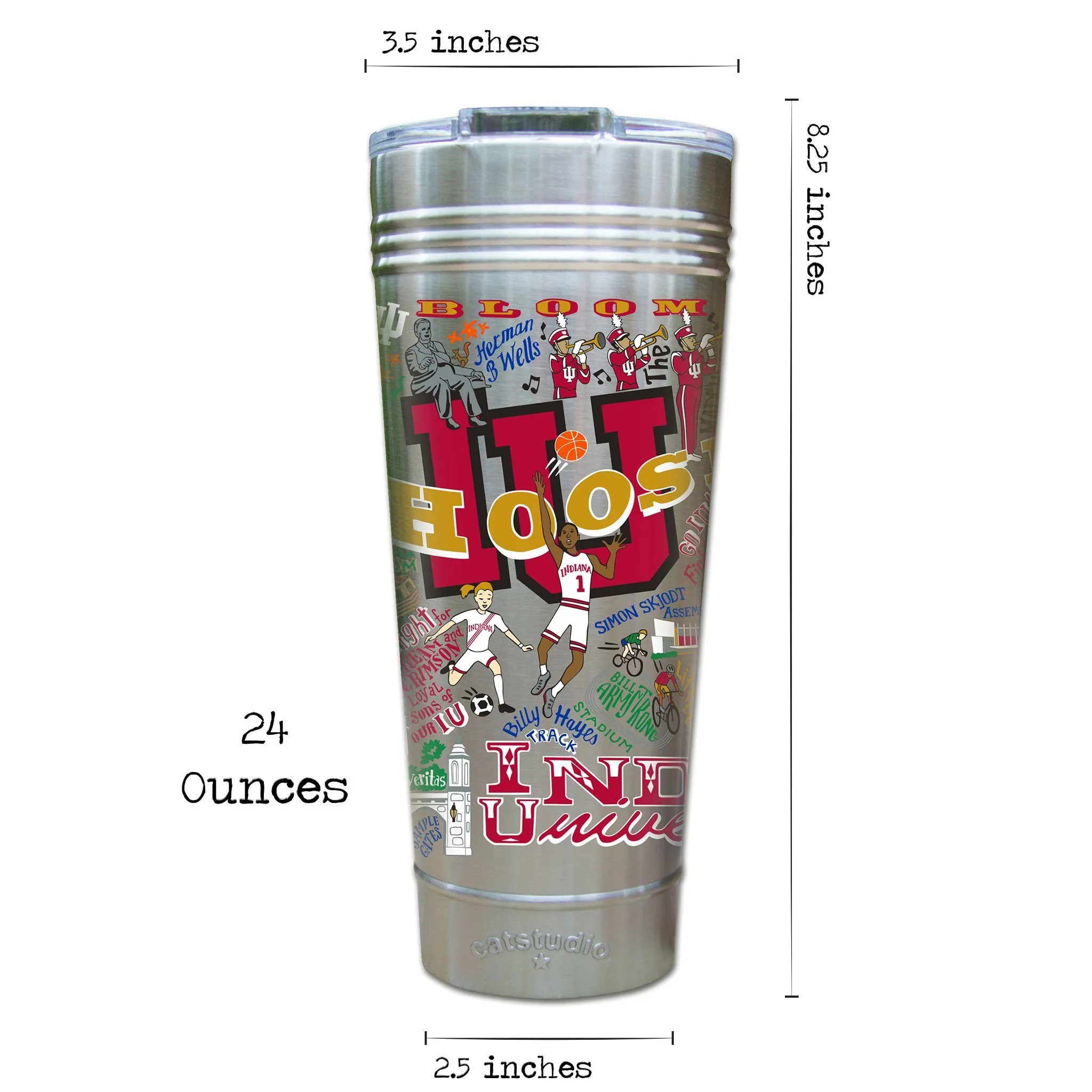 Indiana University Collegiate Thermal Tumbler