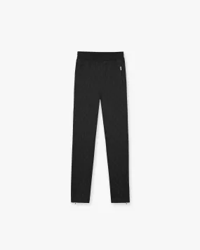 Intarsia Initial Sweatpant - Off Black