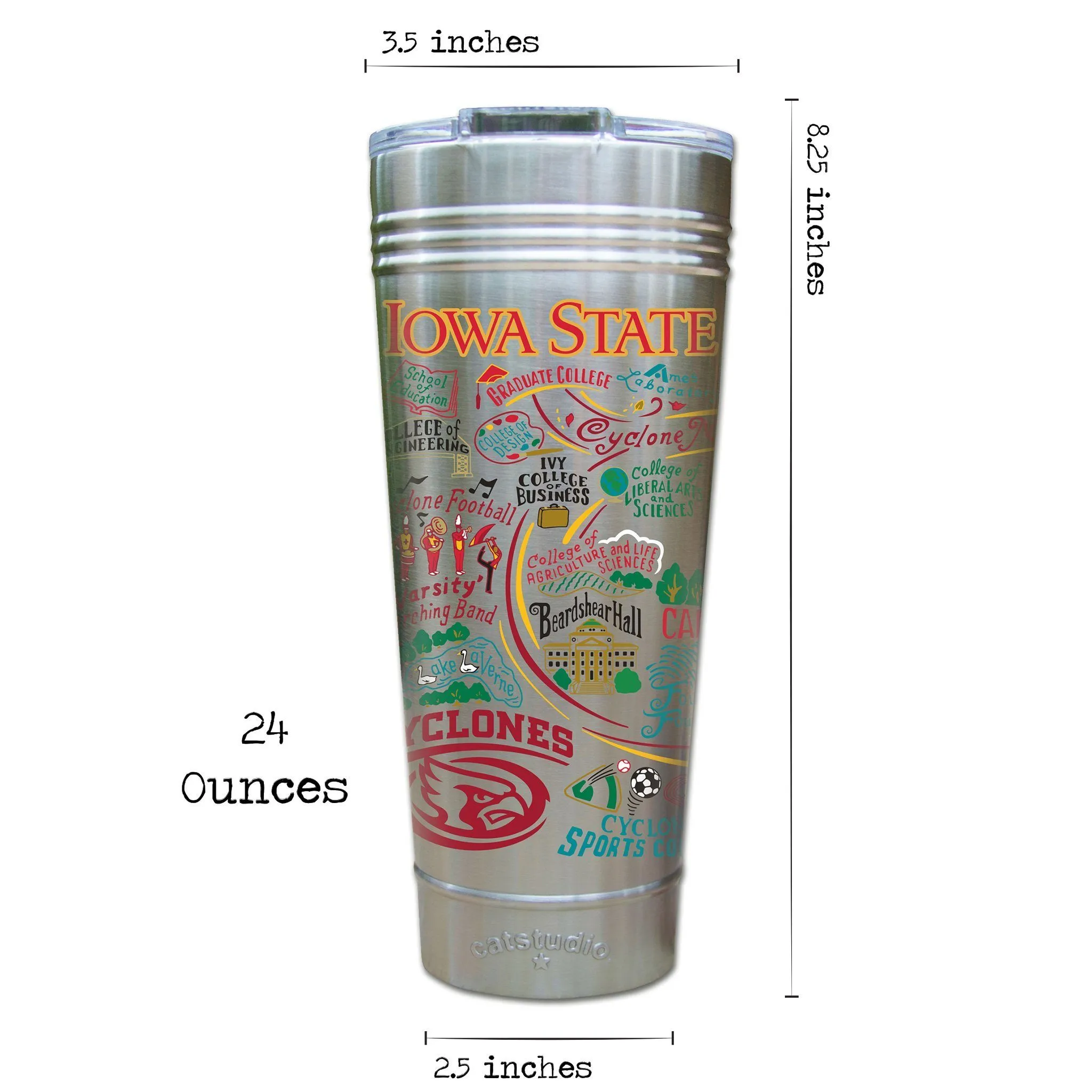 Iowa State University Collegiate Thermal Tumbler