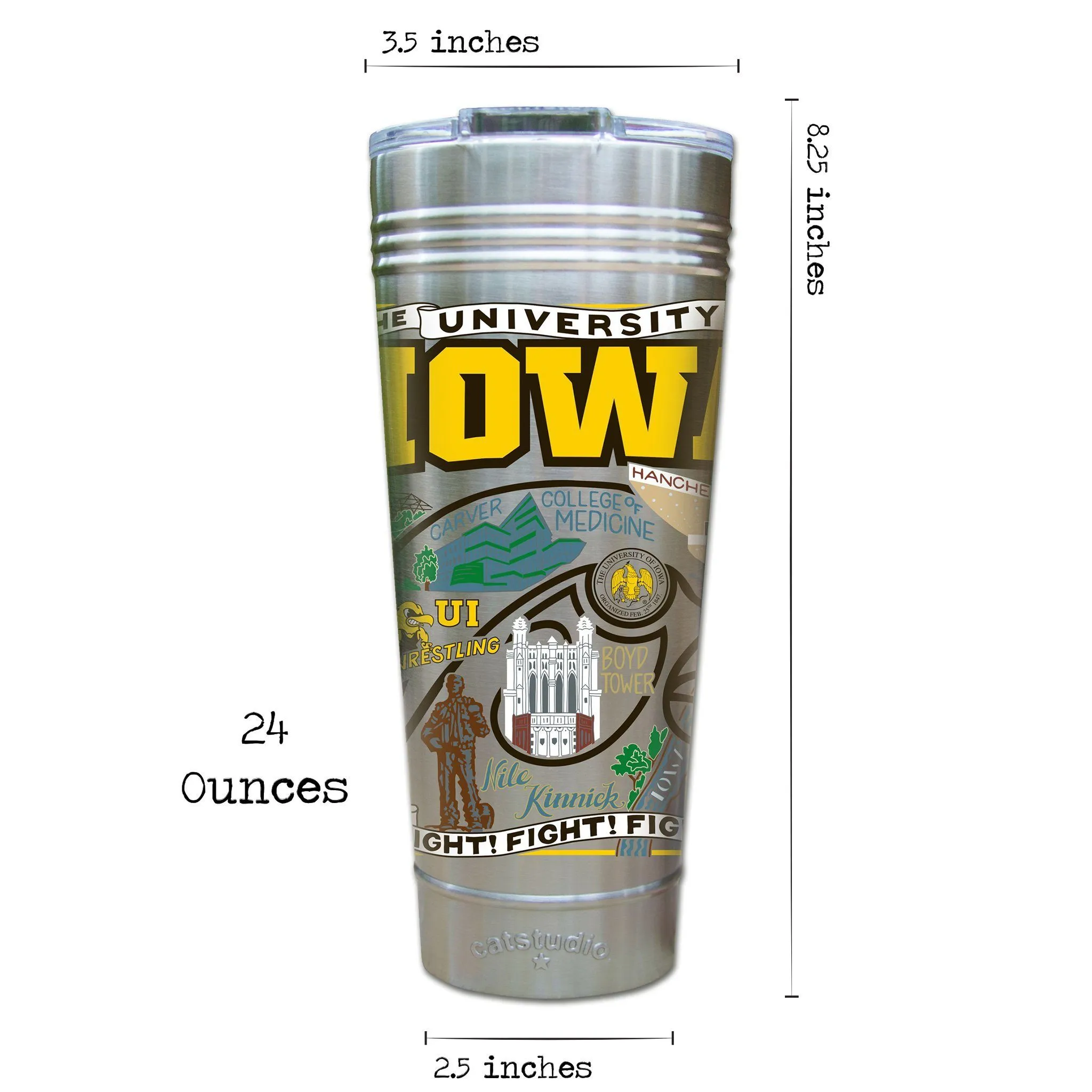 Iowa, University of Collegiate Thermal Tumbler