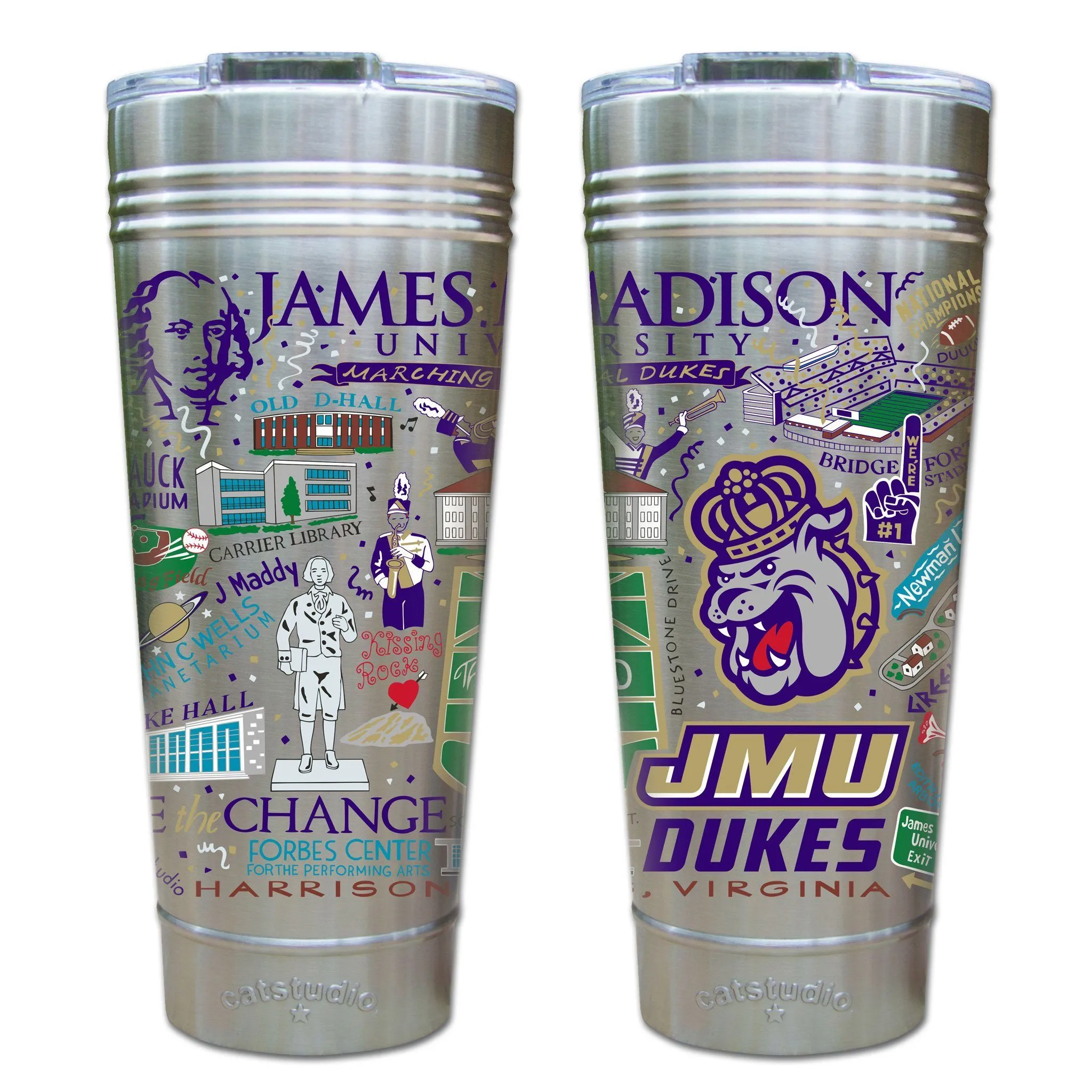 James Madison University Collegiate Thermal Tumbler