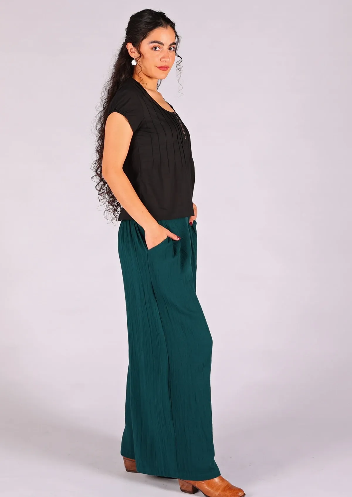 Jaya Pant Deep Teal