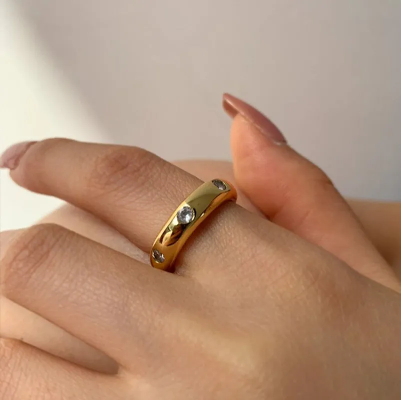 Just Lil Things Artificial Gold Rings JLTR0351