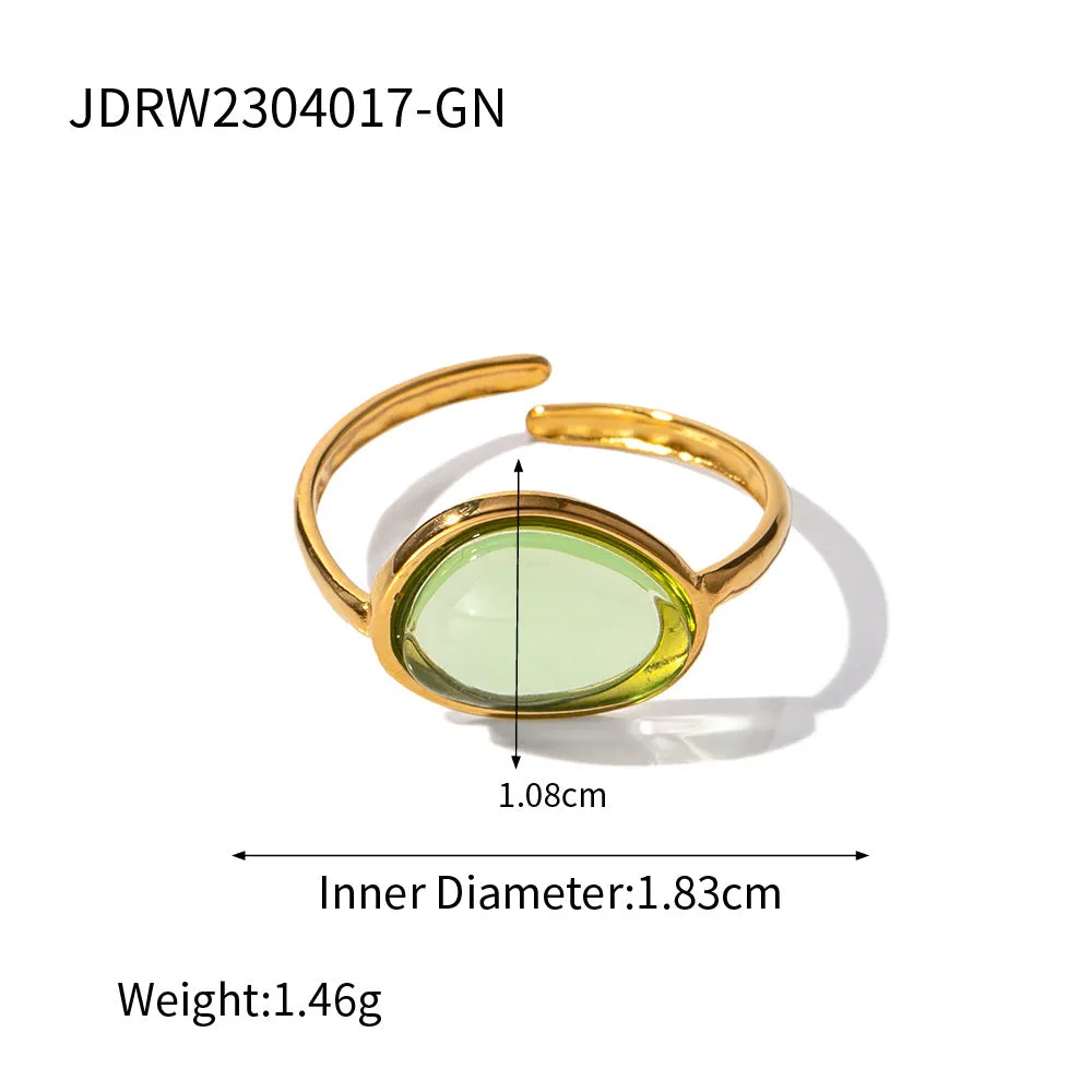 Just Lil Things Artificial Green Rings JLTR0349