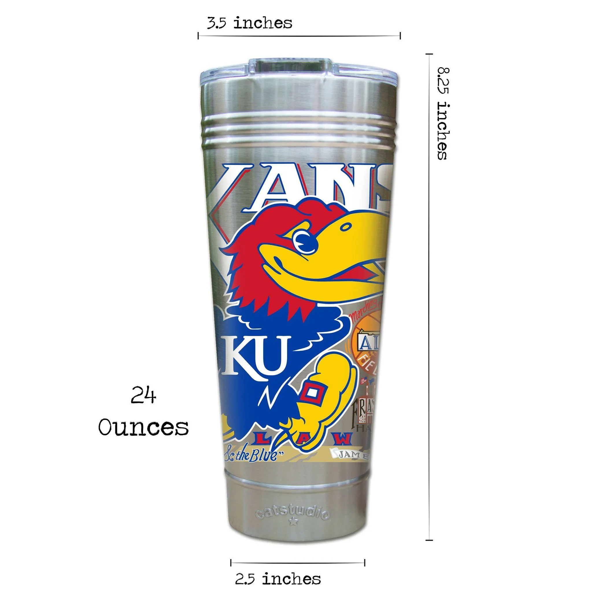 Kansas, University of Collegiate Thermal Tumbler