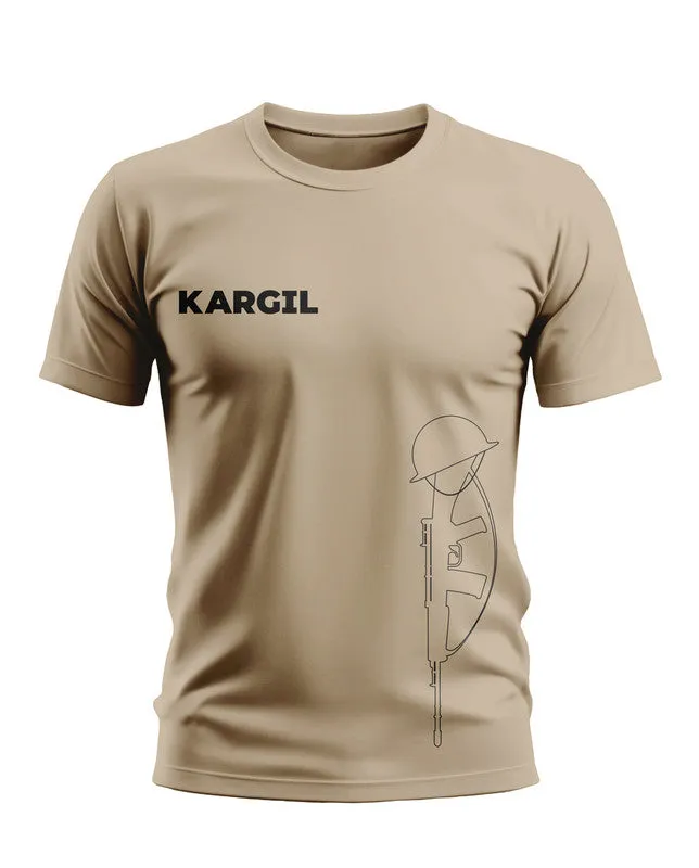 Kargil Solid Patten Soft Cotton T-shirt