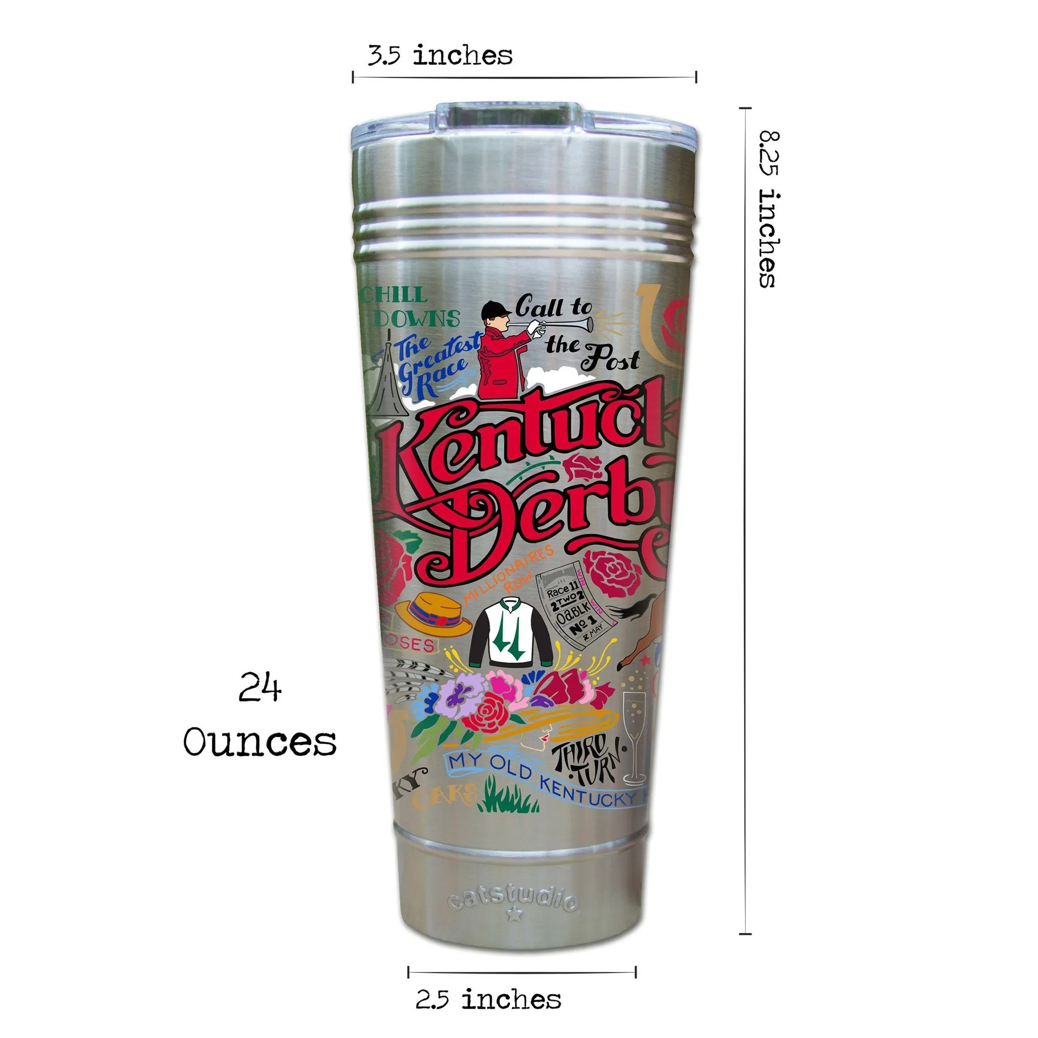 Kentucky Derby Thermal Tumbler