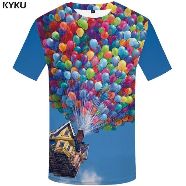 KYKU Brand Russia T-shirt Bear Shirt