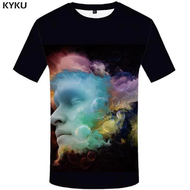 KYKU Brand Russia T-shirt Bear Shirt