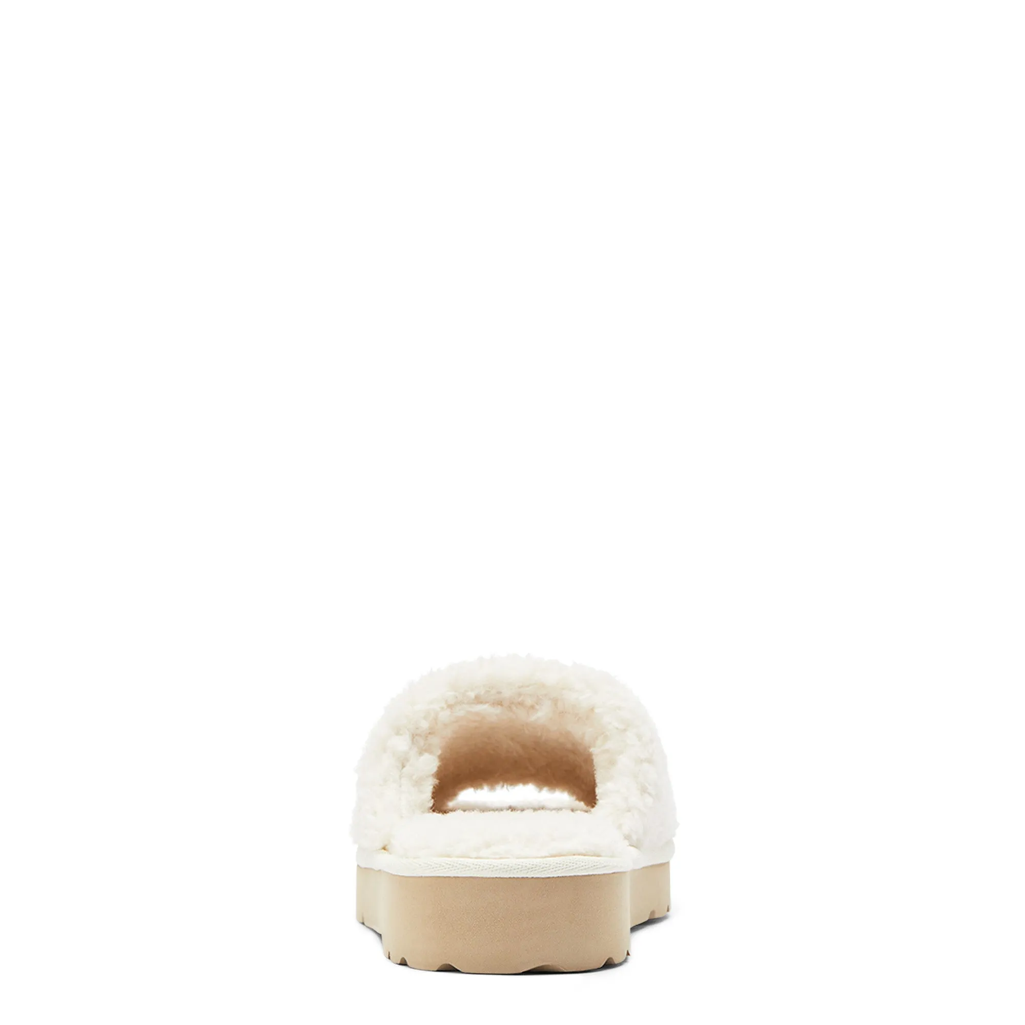 Ladies Cozy Cream Slide