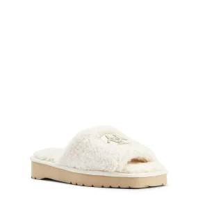 Ladies Cozy Cream Slide