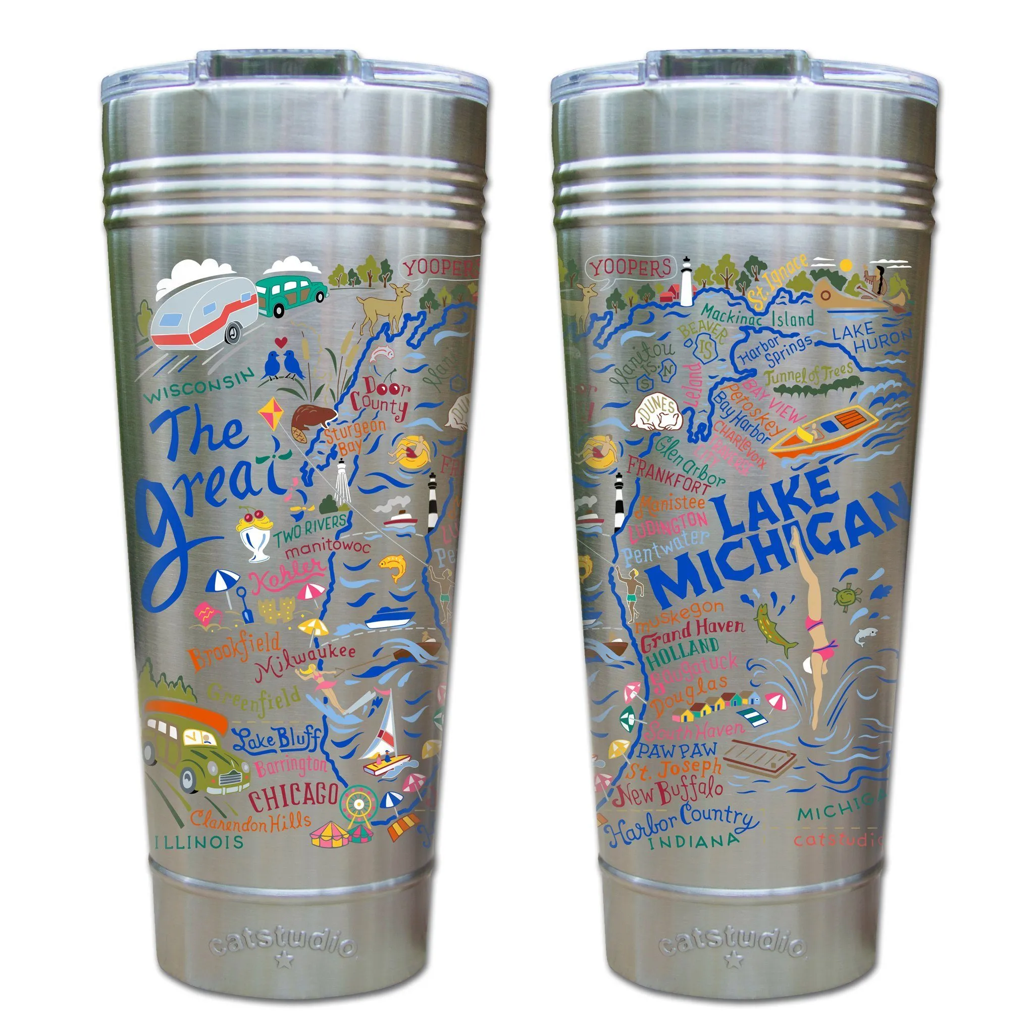 Lake Michigan Thermal Tumbler