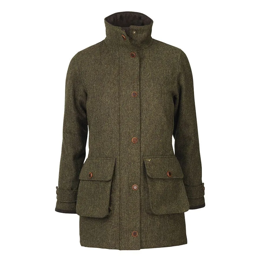 Laksen Lady's Dora Herringbone Tweed Check Coat With CTX™