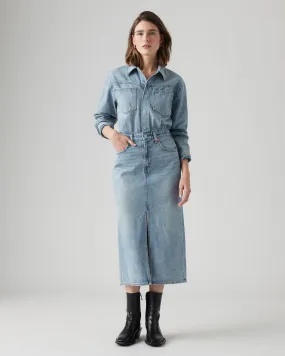 Levi's® Womens Western Denim Midi Shirt Dress - Feeling This