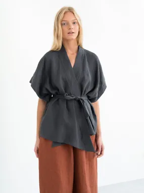 Linen Kimono Top