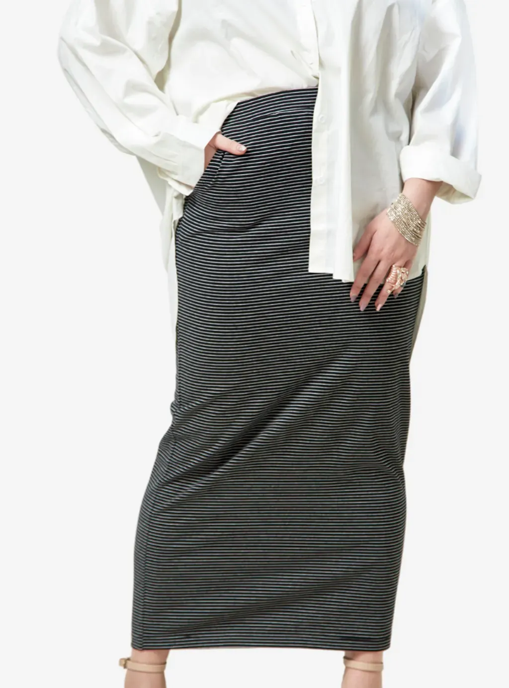 Luna Pencil Skirt - Black Series