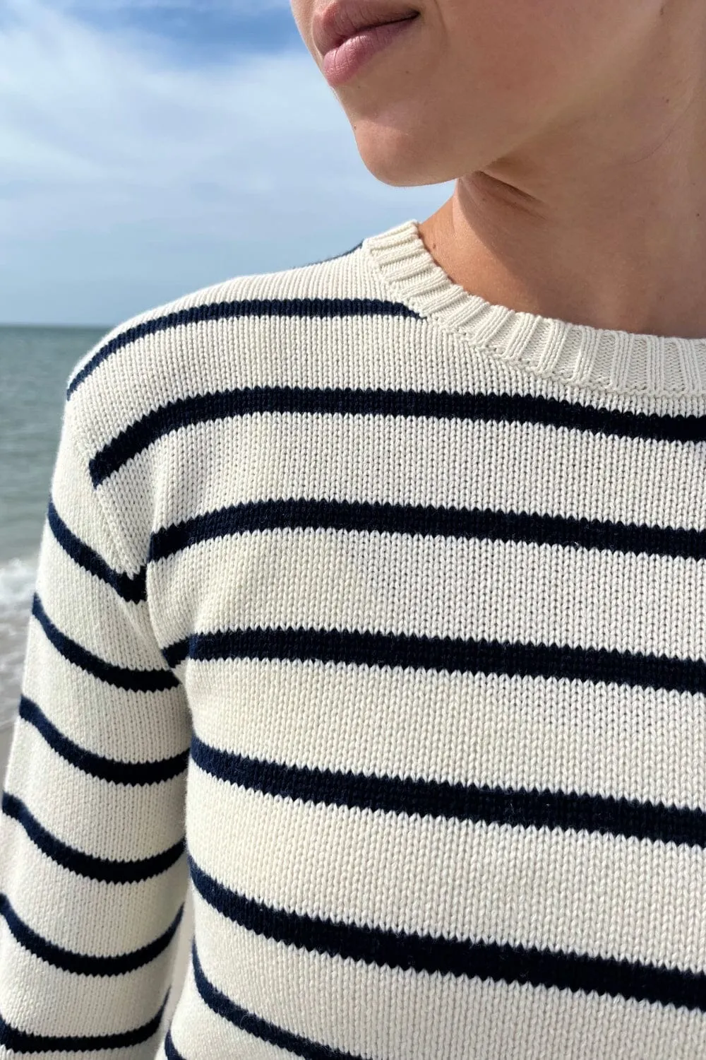 Martha Cotton Thin Stripe Sweater