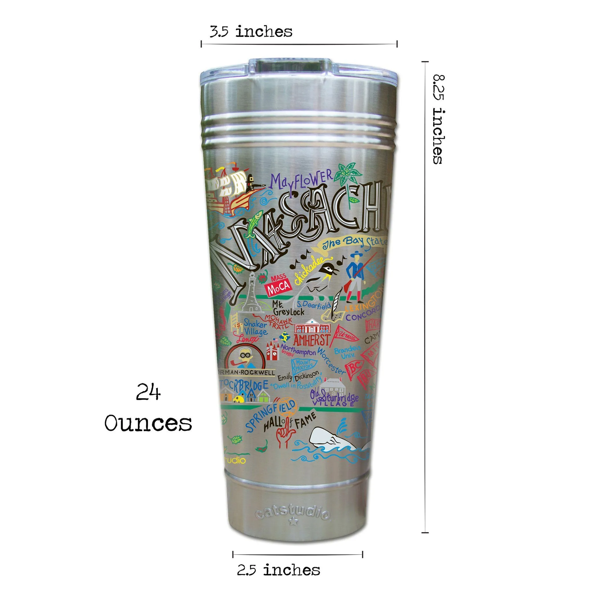 Massachusetts Thermal Tumbler