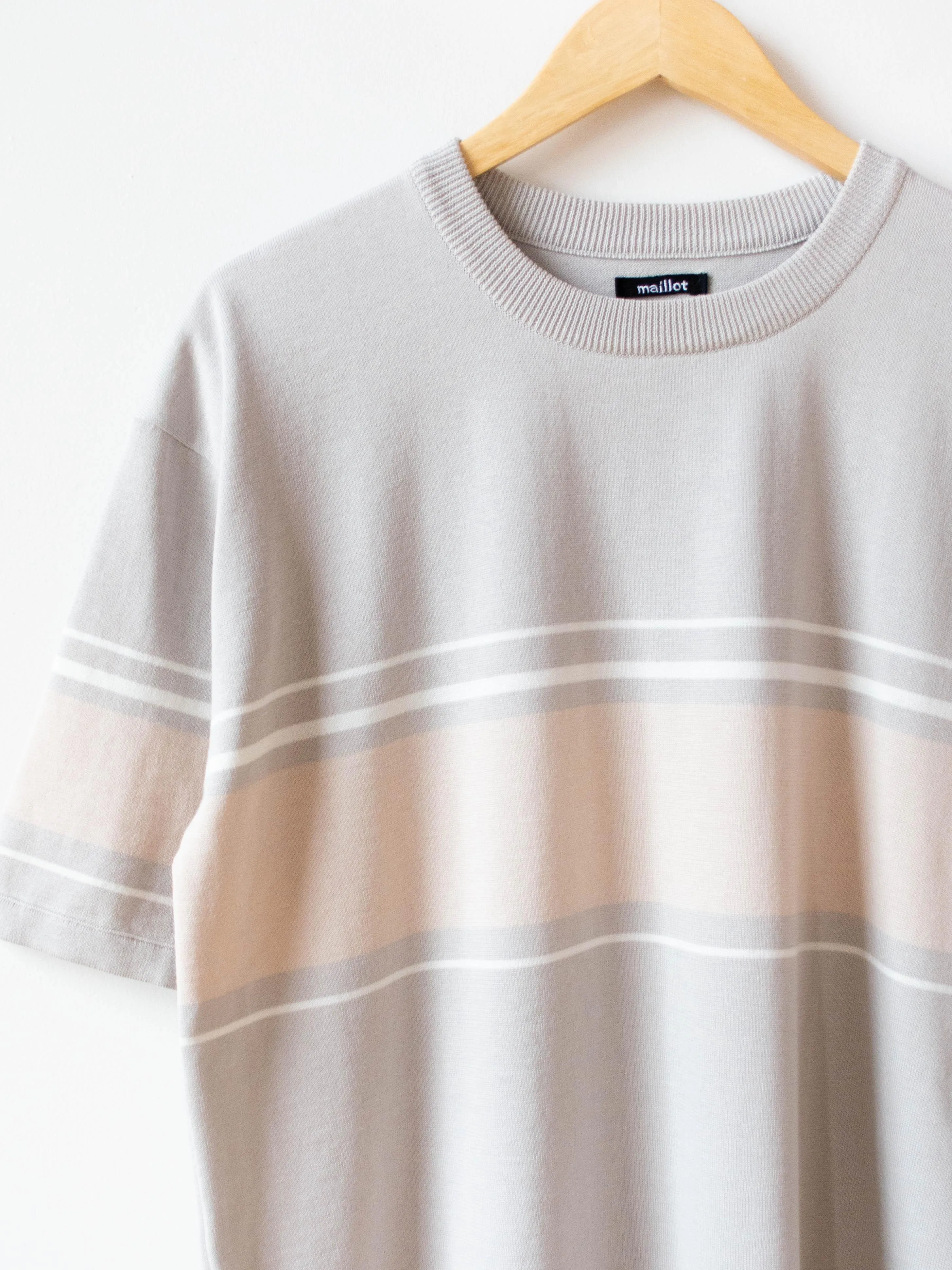 Mature Border Knit Tee