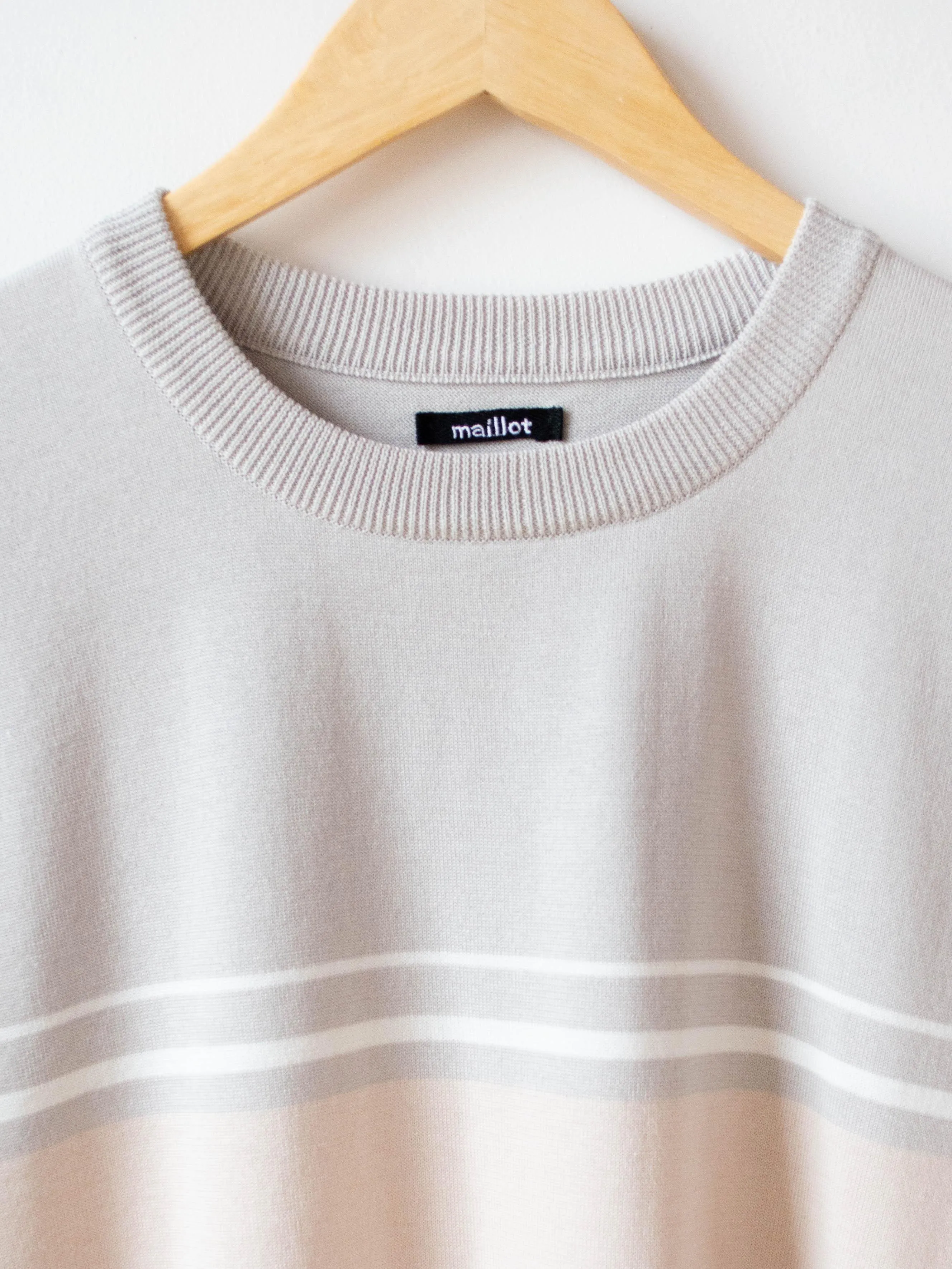 Mature Border Knit Tee