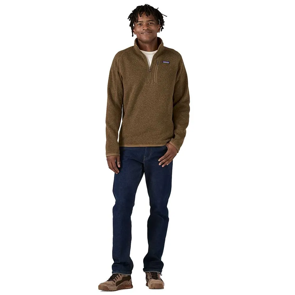 Men's Better Sweater 1/4 Zip - Coriander Brown