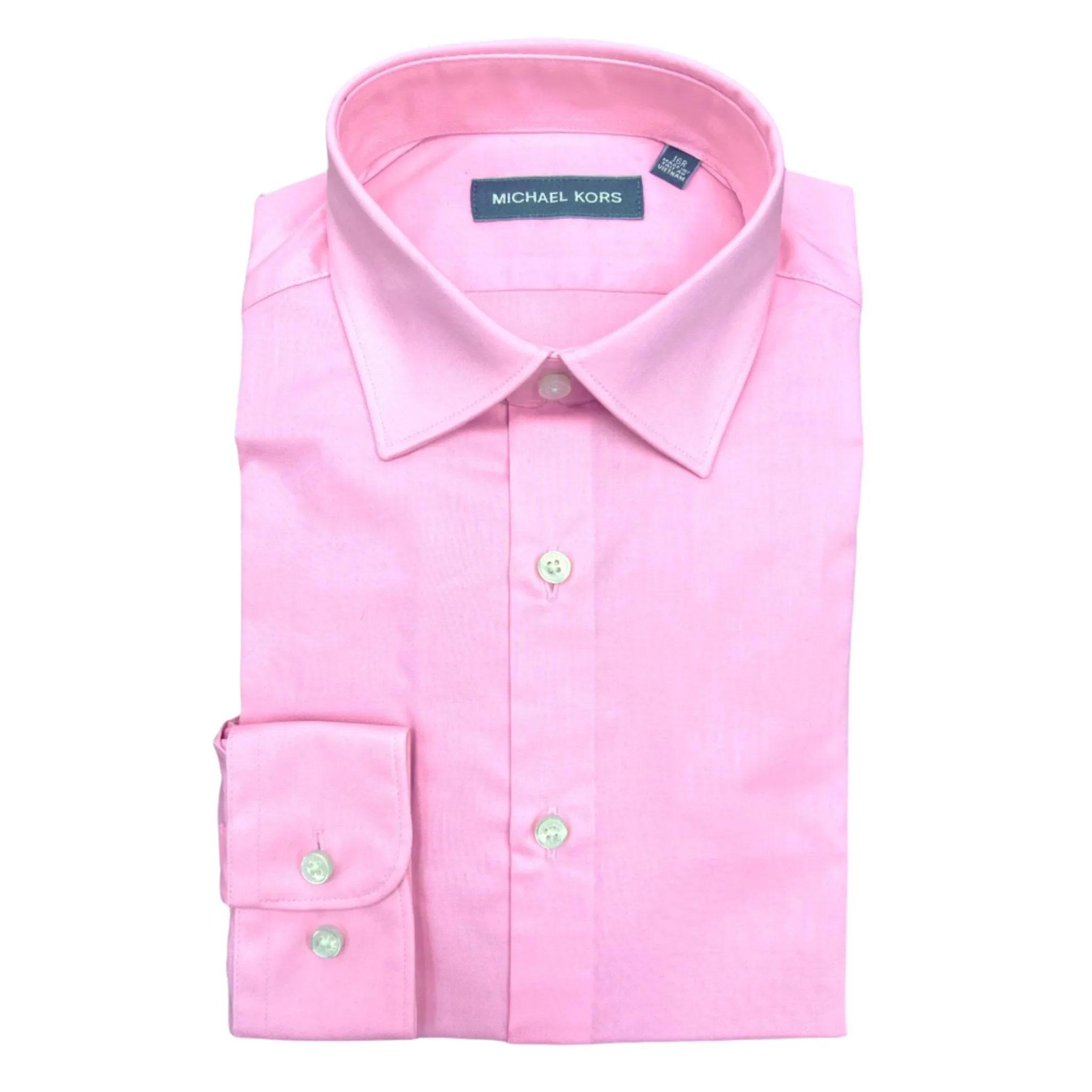 Michael Kors Boys Pink Dress Shirt